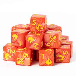 Pour personnalisable acrylique D6 dés 16mm ensemble de gros Durable pour donjons et Dragons RPG <span class=keywords><strong>jeu</strong></span> de société Collection - Product Image 1