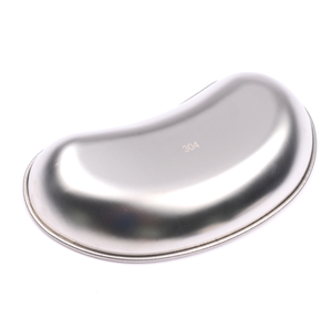 Plateau pour instruments hospitaliers DFU139 en acier inoxydable Sus 304, forme de rein - Product Image 5