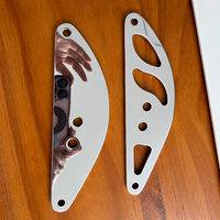 Support de pied gauche en alliage d'aluminium chromé HSKABIN, personnalisé pour moto électrique Yozma IN10 / IN10 Pro, avec verrouillage de changement de vitesse Emoto