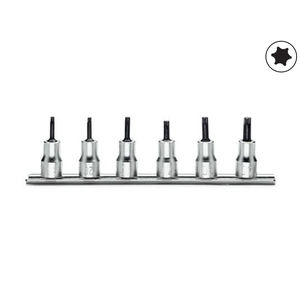 Juego de 6 llaves de tubo de destornillador Torx cuadrado hembra Beta 910TX/SB6 de 3/8" - Product Image 1