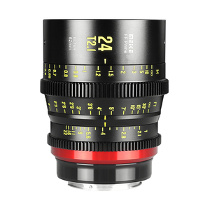 Lente de Cine de Fotograma Completo MEKE Meike MK-24mm T2.1 FF para Cámara de Cine, Instalación EF, Enfoque Manual Principal PL - Product Image 3