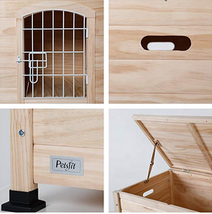 <strong>Outdoor</strong> Large <strong>Dog</strong> <strong>House</strong> Custom Solid Wood <strong>Dog</strong> <strong>House</strong> - Product Image 5
