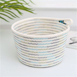 Mini storage basket home decor desktop daily items storage basket wholesale gift basket in bulk