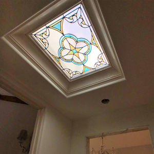 Capas de cristal con plomo personalizadas, grupos cónicos y vidrio texturizado transparente para <span class=keywords><strong>tragaluz</strong></span> de <span class=keywords><strong>pasillo</strong></span> de 9 piezas - Product Image 6