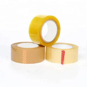 customized adhesive package carton sealing tape plastic tape 2 inches clear adhesive parcel tape