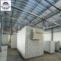 Cámara frigorífica portátil para soluciones de almacenamiento temporal de alimentos con instalación rápida y rendimiento de temperatura estable
