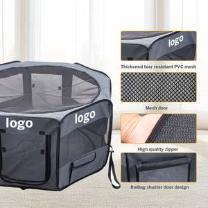 เต็นท์พับได้สำหรับสัตว์เลี้ยงกลางแจ้ง บ้านพักแคมป์ปิ้งสำหรับสัตว์เลี้ยง ห้องเลี้ยงลูกแมวแบบพกพา คอกกั้นสำหรับสุนัข ประตูสำหรับสุนัข คอกเด็กเล่นสำหรับสัตว์เลี้ยง - Product Image 2