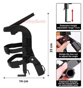 Adaptador de Soporte Ajustable para Limpiaventanas Exterior con Pulverizador y Barra Extensible para <span class=keywords><strong>Avispas</strong></span>, Avispones y Abejas - Product Image 3