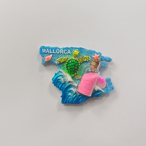 Imanes de Nevera con Botella de Cristal y Arena de Colores, Recuerdos Turísticos de Playa, Mallorca y <span class=keywords><strong>Menorca</strong></span>, Novedad 2026 - Product Image 6