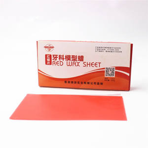 Dentale modellazione cera rossa piastra di base scultura di cera per denti dentali che casting - Product Image 1