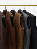 Nouveau design 2026 – Gilet islamique chaud et épais en fausse fourrure de chamois pour hommes, style saoudien, pour l'hiver – Thobe et vestes pour femmes
