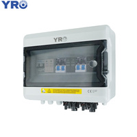 Boîte de distribution intégrée AC/DC YRO, boîte en plastique PV, étanche IP65, boîte électrique solaire connectée au réseau, boîte de combinaison MCB