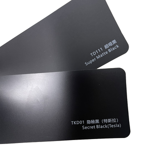 <span class=keywords><strong>Film</strong></span> d'emballage coloré auto-cicatrisant 1.52x15m DIY TPU noir mat PPF pour <span class=keywords><strong>Film</strong></span> de protection de peinture à changement de couleur Tesla - Product Image 5