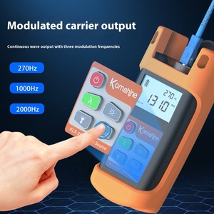 Fabrikadan doğrudan Fiber optik kablo hattı testi için çift dalga boyu el lazer ışık kaynağı kararlı tek mod - Product Image 5