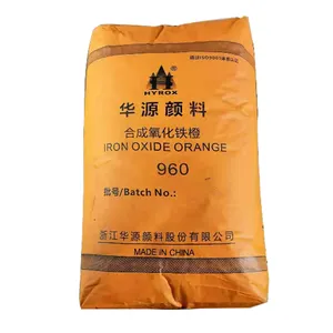 Penjualan Pabrik Kosmetik Pigmen Bubuk Besi Oksida Pigmen Orange 960