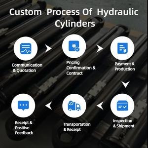 Cylindres industriels à <span class=keywords><strong>double</strong></span> <span class=keywords><strong>effet</strong></span> sur mesure, robustes / Cylindres hydrauliques universels agricoles chromés à froid - Faciles à utiliser - Product Image 5