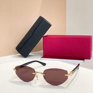 Gafas <span class=keywords><strong>de</strong></span> <span class=keywords><strong>Sol</strong></span> <span class=keywords><strong>de</strong></span> Lujo para Hombre, Modelo Carey, <span class=keywords><strong>Lentes</strong></span> Degradadas, Montura Metálica, Estilo Moderno, Gran Venta 2026 - Product Image 6