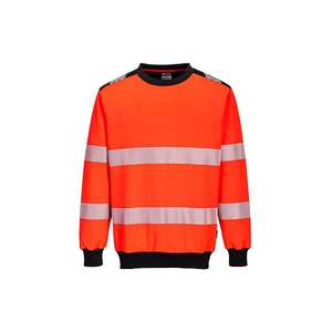 PORTWEST - PW379RBKM PW3 Sudadera Hi-Vis Rojo/Negro-EAN 5036108389933 ROPA DE TRABAJO DE LA HI-VIS - Product Image 1