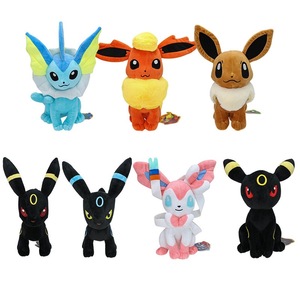 Muñeco de Peluche al por Mayor de Eevee, Flareon, Sylveon, Vaporeon, Shiny Umbreon, Togepi, Zeraora, Riolu, Scolipede en Posiciones de Pie y Sentado - Product Image 1