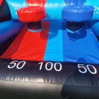 Jeu de tir au basket gonflable pour la location de fêtes, événements en plein air, activités sportives scolaires et carnavals