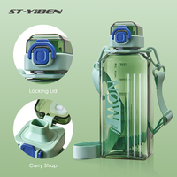 Bouteille d'eau personnalisée pour le cyclisme et la gym, bouteille d'eau à dégradé de couleur