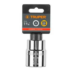 BOX 3 Chiave a bussola a 6 punte da 1-3/16 pollici, attacco da 3/4 pollici, TRUPER - Product Image 3