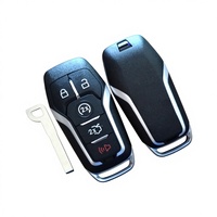 Coque de clé intelligente en gros pour fabricants de clés de voiture, modèle 5B, pour Ford Fusion Explorer Edge Mustang 2013-2017