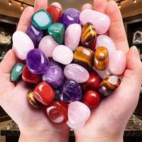Pierres Roulées Naturelles Polies en Gros pour la Guérison, Gemmes Énergétiques pour le Reiki, la Méditation, la Décoration Intérieure et la Collection de Cristaux