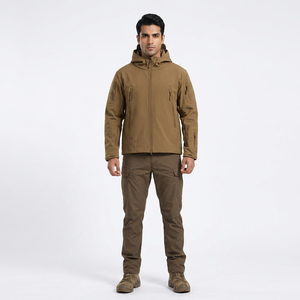 Casual Outdoor Sportswear <b>Long</b> Sleeve <b>Men's</b> Softshell Outerwear Coats At Wholesale Rate Hiking Camping Wear <b>Jackets</b> <b>Men</b> - Product Image 1
