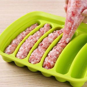 Hot Dog <b>Silicone</b> Mould <b>Baking</b> Tools Set Food Grade Cooking Mold for Sausage DIY Kitchen Rubber Hot Dog Mold - Product Image 1