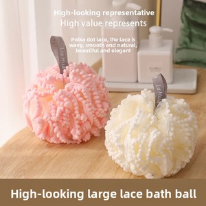 ลูกบอลอาบน้ำเนื้อนุ่ม ลูกบอลขัดผิวอาบน้ำ ลูกบอลฟองสบู่ขนาดใหญ่ สำหรับผู้ชายและผู้หญิง - Product Image 5