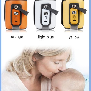 Portable Smart Wireless <b>USB</b>-Milk Warmer Baby Feeding Bottle Warmer Bag for On-The-Go Use - Product Image 5