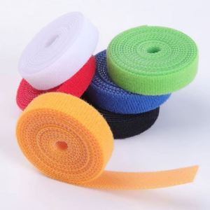 Sangles en Velcro colorées double face 100% nylon, Velcro personnalisé avec logo - Product Image 2