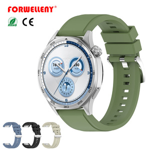 Forwelleny Correa de Silicona Deportiva de Lujo para Huawei Watch <span class=keywords><strong>GT</strong></span> 5 4 46mm Watch 4 5 <span class=keywords><strong>Pro</strong></span> <span class=keywords><strong>GT</strong></span> <span class=keywords><strong>3</strong></span> 2 <span class=keywords><strong>Pro</strong></span> 46mm Accesorios - Product Image 1