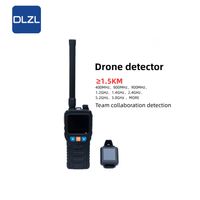Détecteur de C-Drone portable sans fil + montre, protection de sécurité, détection par coopération N+1, couverture 70 MHz-6,2 GHz, rayon de 1,5 km