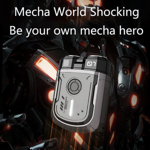 Mini <span class=keywords><strong>Afeitadora</strong></span> Rotativa de Doble Cuchilla Estilo Mecha 2025 <span class=keywords><strong>para</strong></span> <span class=keywords><strong>Hombre</strong></span>, IPX7 Impermeable, Afeitadoras Eléctricas de Viaje de Alta Calidad <span class=keywords><strong>para</strong></span> el Hogar y Hoteles - Product Image 4