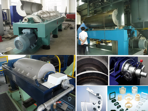 Grand équipement de traitement de séparation de centrifugeuse de décanteur d'acier inoxydable - Product Image 5