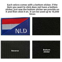 Parches de tela bordados con gancho y bucle en stock, insignias de dos letras con códigos de país para accesorios de bolsos de equipo de exterior y ropa.