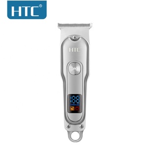 Tondeuse à cheveux portable HTC AT-179 pour bébé, corps entièrement métallique, coupe de cheveux zéro, tondeuse à cheveux professionnelle - Product Image 1