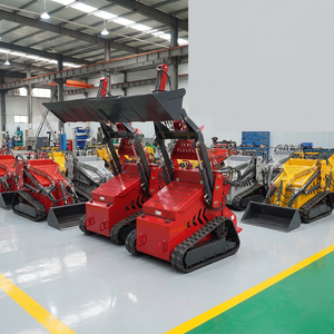Minicargadora de orugas compacta con certificación CE EPA Stage V y cucharón de acoplamiento rápido para la carga de materiales en sitios de construcción - Product Image 3