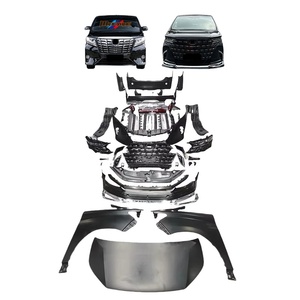 Nouveau kit de carrosserie de pare-chocs de voiture en plastique PP Anh30 pour <span class=keywords><strong>Alphard</strong></span> 30/35 2015-2023 <span class=keywords><strong>Modellista</strong></span> Style mise à niveau vers Anh40 - Product Image 1