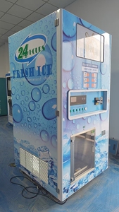 Commerciële automatische ijsverkoopautomaat, buiten ijsdispenser, zelfbedienings ijsmachine voor tankstations en supermarkten - Product Image 2