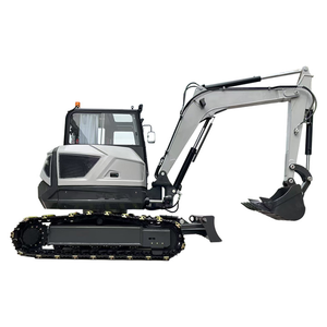 Livraison Gratuite UE – Nouvelle Excavatrice Tout-Terrain de 6,5 Tonnes, 5 Roues, Hydraulique, de Taille Moyenne, avec Chenilles en Caoutchouc pour Aménagement Paysager – Grande Excavatrice - Product Image 1
