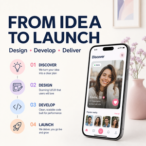 Desarrollo de Aplicaciones de Citas y Redes Sociales Personalizadas para iOS y Android con Perfiles de Usuario, Emparejamiento por Deslizamiento y Chat Instantáneo - Product Image 3