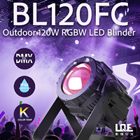 LQE Outdoor RGBW LED Par Tahan Air IP65 DMX512/Kontrol Aktif Suara 120W untuk Pencahayaan DJ Disko Klub Pernikahan