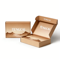 Boîtes cadeaux écologiques personnalisées avec gaufrage, pelliculage mat, carton ondulé, emballage auto-érectile pliable pour cadres photo