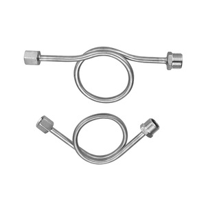 ท่อบัฟเฟอร์เกจวัดแรงดันสแตนเลส M14 1.5 M20 1.5 ข้อต่อโค้งป้องกันการควบแน่น สำหรับใช้งานในอุตสาหกรรม - Product Image 3