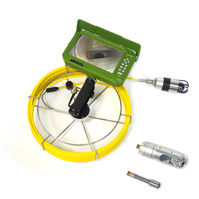 Handheld Pipe Inspection Camera with Meter Counter and Wide Angle Camera Head for Sewer Drain Pipeline Inspection