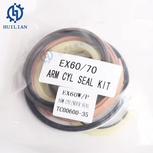 EX60 EX70 TC00600-35 굴착기를 위한 액압 실린더 팔 고무 수선 물개 장비