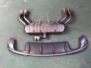 Nouveau kit d'amélioration d'échappement arrière Audi A3 14-20 <span class=keywords><strong>S3</strong></span> modifié RS3 avec embouts de sortie à quatre sorties à clipser (OLIVER) - Product Image 5